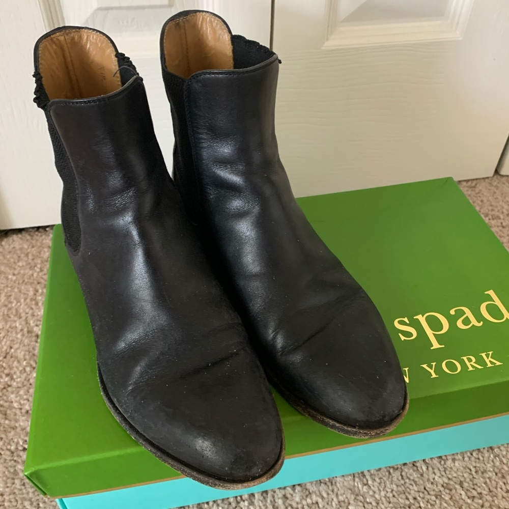 Giorgio Armani Black Ankle Boots 38.5